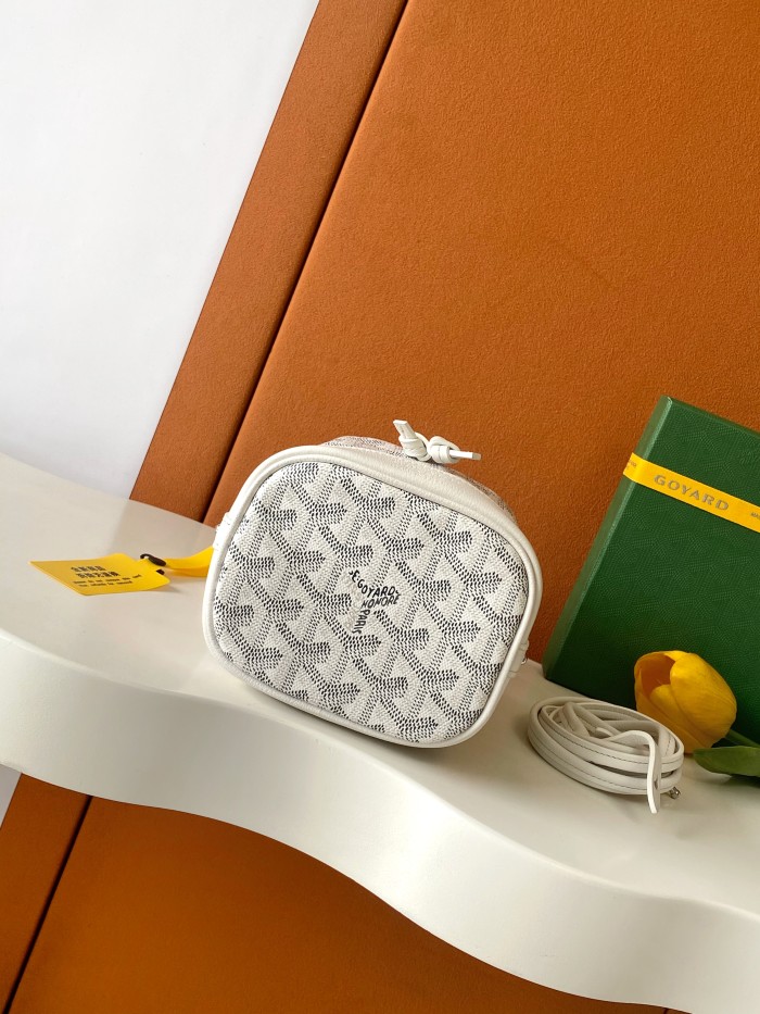 NIGO GOYARD Women's Petit Flot Mini Bucket Bag Logo Printed Drawstring Closure Shoulder Handbag Bag Bags PEFLOTMINTY10CL10P #nigo81295