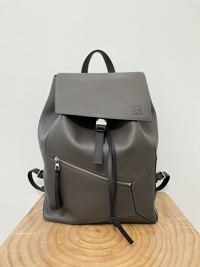 NIGO Loewe Jigsaw Backpack Men's Spring And Summer Fashion Luxury Temperament Colour Blocking Shoulder Bag Bags #nigo81371