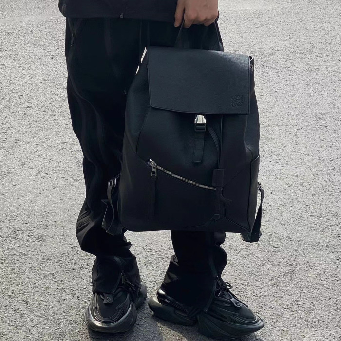NIGO Loewe Jigsaw Backpack Men's Spring And Summer Fashion Luxury Temperament Colour Blocking Shoulder Bag Bags #nigo81371