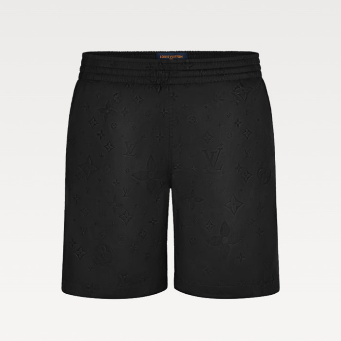 NIGO Louis Vuitton Men's Signature Beach Shorts Dark Print Solid Color Summer Loose Casual Shorts #nigo81327