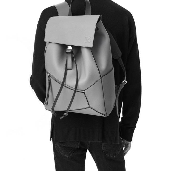 NIGO Loewe Jigsaw Backpack Men's Spring And Summer Fashion Luxury Temperament Colour Blocking Shoulder Bag Bags #nigo81371