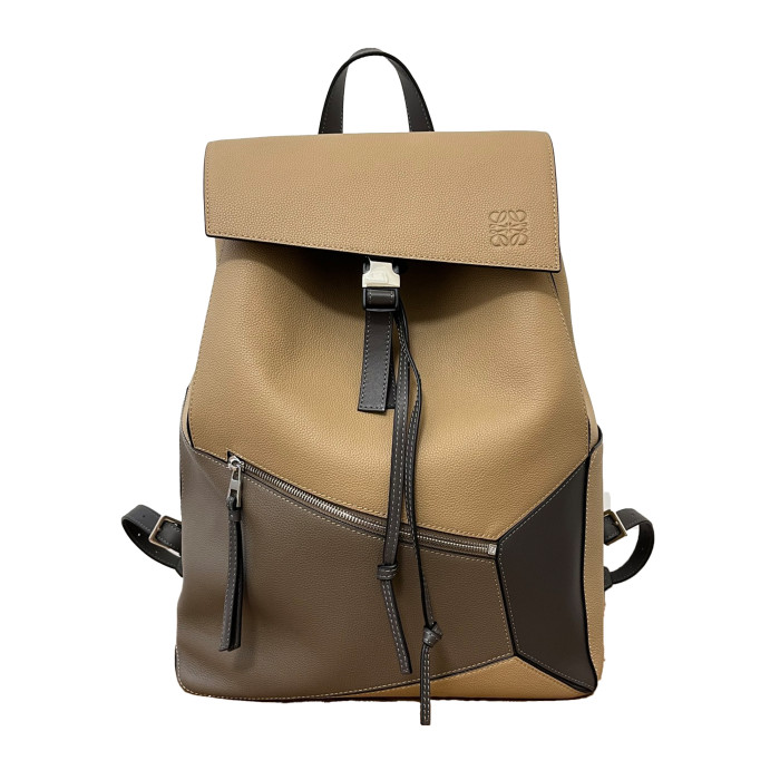 NIGO Loewe Jigsaw Backpack Men's Spring And Summer Fashion Luxury Temperament Colour Blocking Shoulder Bag Bags #nigo81371