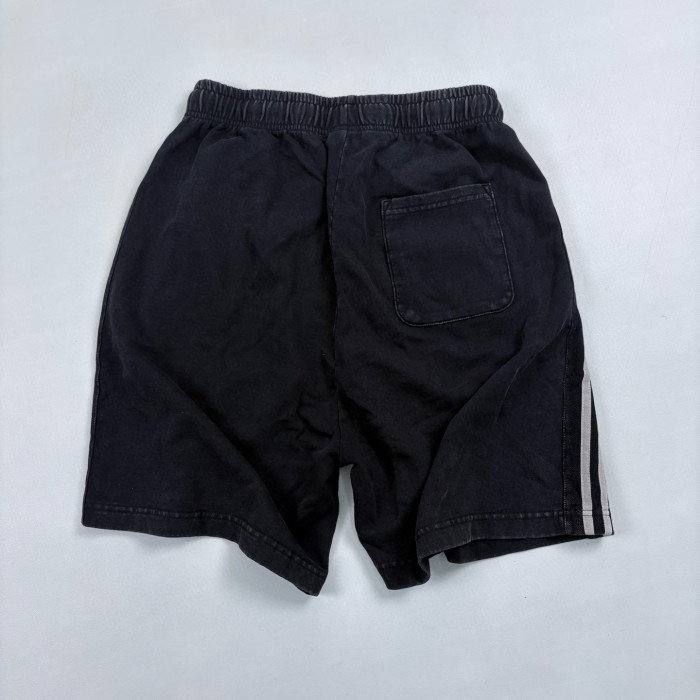 NIGO Balenciaga X Adidas Men's and Women's Summer Solid Color Stretch Waist Tie Cotton Shorts #nigo77323