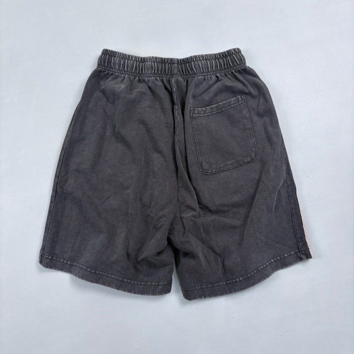 NIGO Balenciaga X Adidas Men's and Women's Summer Solid Color Stretch Waist Tie Cotton Shorts #nigo77323