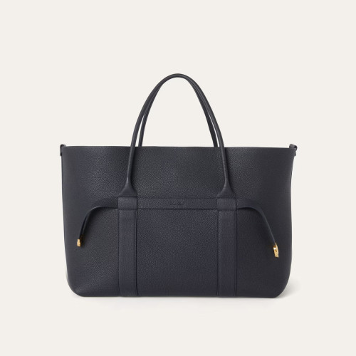 NIGO Loro Piana Ghiera Shopper Women's Solid Color Embossed Logo Cowhide Leather Solid Color Handbag Bag Bags #nigo77325