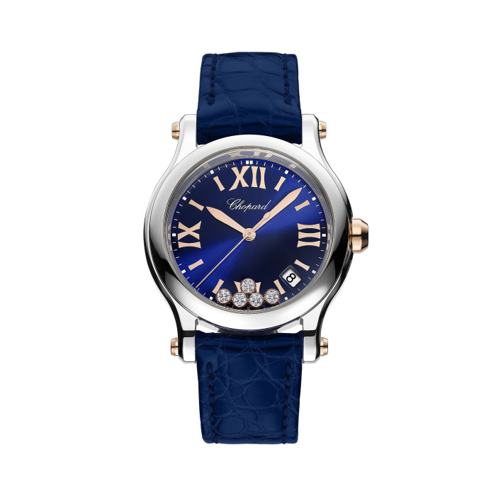 NIGO Chopard Happy Sport Women's Solid Color Dial Quartz Movement Stainless Steel Case 36mm Watch #nigo77346