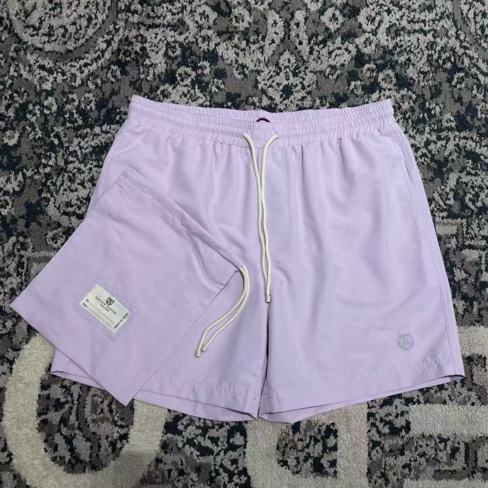 NIGO Brunello Cucinelli Men's Summer Solid Color Polyester Casual Drawstring Shorts #nigo77362