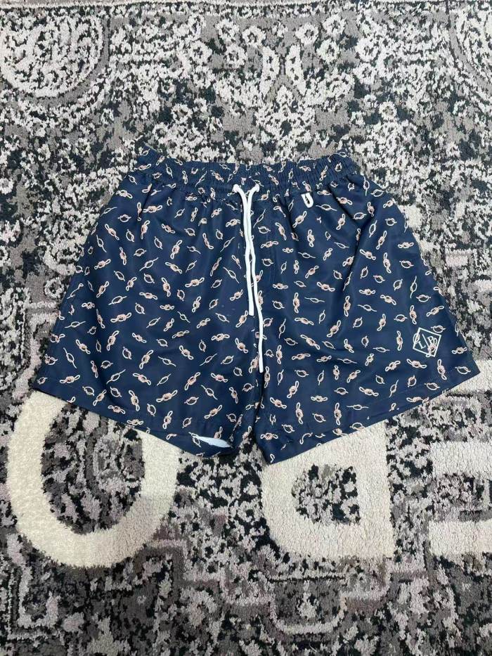 NIGO Loro Piana Men's Rope Knot Printed Beach Shorts Vacation Spring Summer Fashion Trend Swimming  Shorts Ngvp #nigo1729