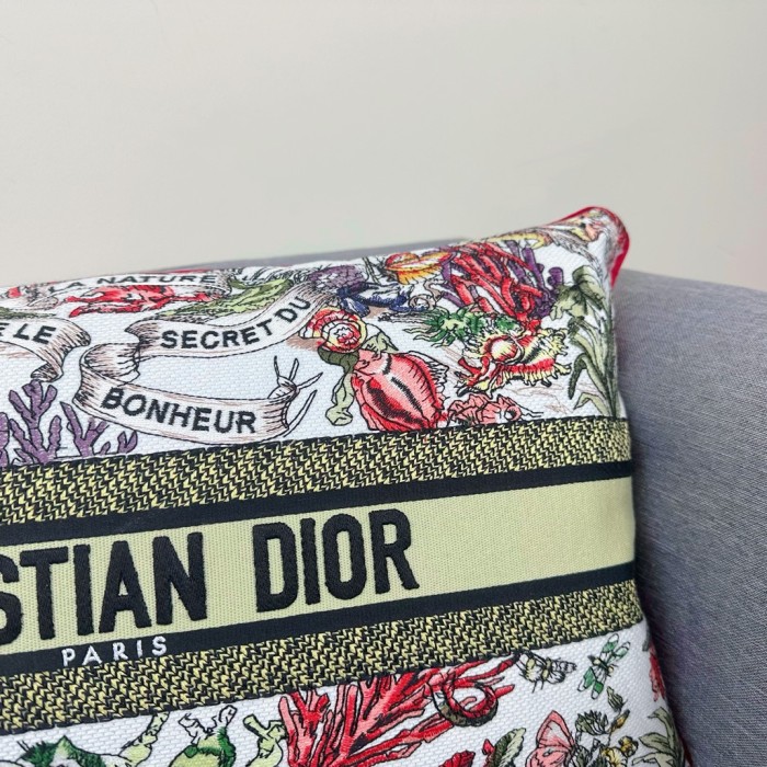 NIGO Dior Embroidered Pattern Printed Cushion 50 X 50 cm Lumbar Pillow 30 X 50 cm Home Accessories #nigo77393