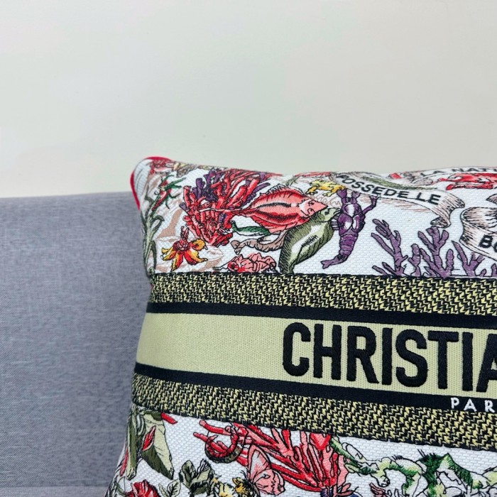 NIGO Dior Embroidered Pattern Printed Cushion 50 X 50 cm Lumbar Pillow 30 X 50 cm Home Accessories #nigo77393
