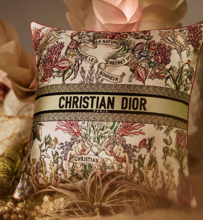NIGO Dior Embroidered Pattern Printed Cushion 50 X 50 cm Lumbar Pillow 30 X 50 cm Home Accessories #nigo77393