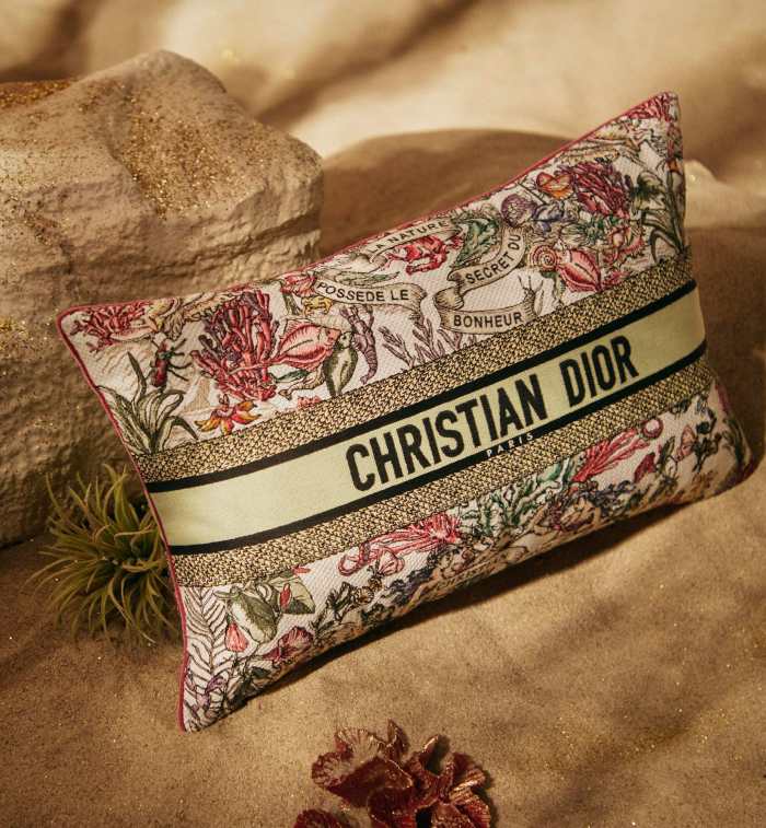 NIGO Dior Embroidered Pattern Printed Cushion 50 X 50 cm Lumbar Pillow 30 X 50 cm Home Accessories #nigo77393