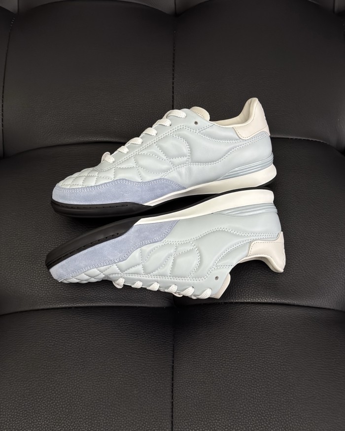 NIGO Chanel Women's Solid Color Round Toe Leather Low Top Lace-Up Sneakers Shoes #nigo77416