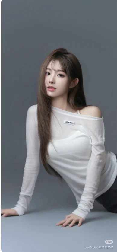 NIGO MiuMiu Women's Summer Solid Color Cotton Round Neck Lightweight Long Sleeve T-Shirt #nigo77424