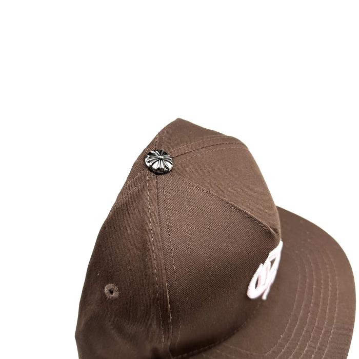 NIGO Chrome Hearts Men's Cross Leather-covered Embroidered Letter Print Trendy Baseball Cap Hat #nigo77444