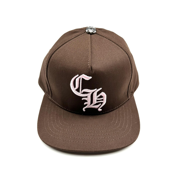 NIGO Chrome Hearts Men's Cross Leather-covered Embroidered Letter Print Trendy Baseball Cap Hat #nigo77444