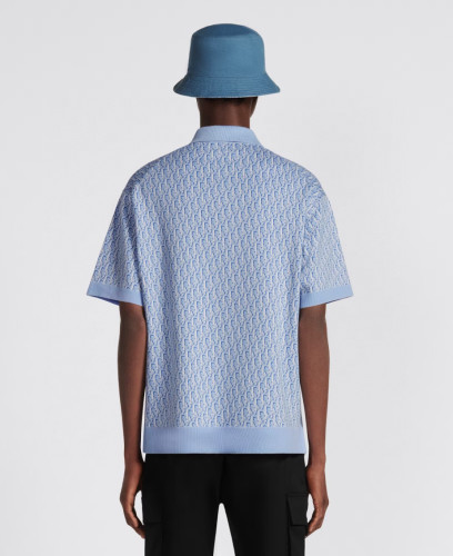 Dior NIGO Blue Polo Shirt T-shirt #nigo94656