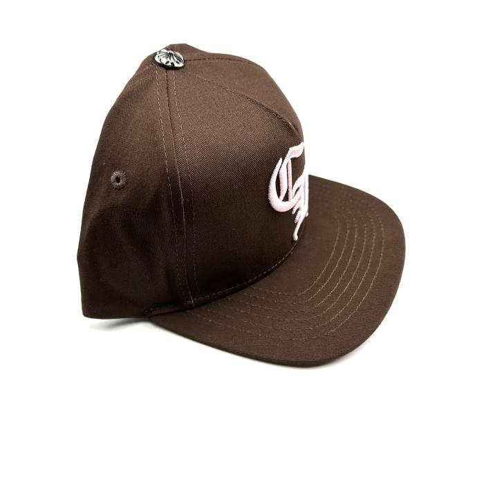 NIGO Chrome Hearts Men's Cross Leather-covered Embroidered Letter Print Trendy Baseball Cap Hat #nigo77444