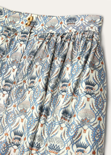 NIGO Loro Piana Women's Peter Pants Four Seasons Silk Printed High Waist Zipper Logo Solid Color Casual Lantern Pants Ngvp #nigo1827