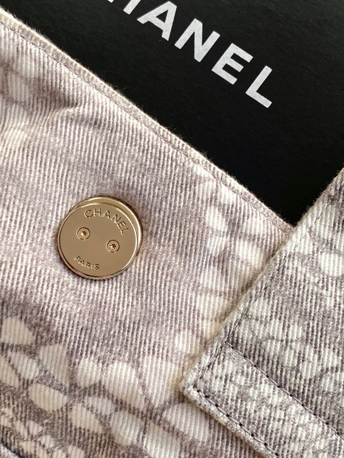 NIGO Chanel Women's Solid Color Chain Cherry Blossom Print Cotton Shoulder Bag Bags #nigo77446