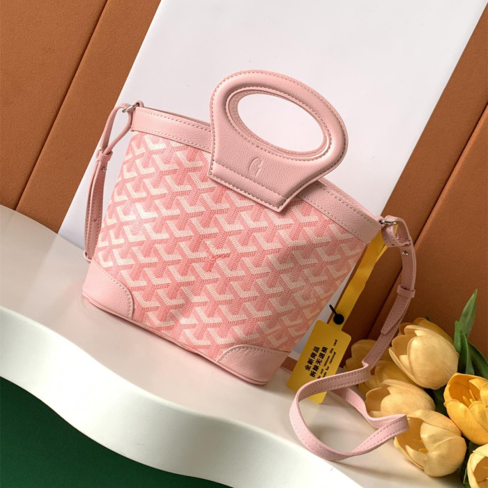 NIGO GOYARD Beluga Women's Y-shaped Floral Print Adjustable Detachable Shoulder Strap Canvas And Calfskin Shoulder Mini Bag Crossbody Handbag Bags #nigo77441