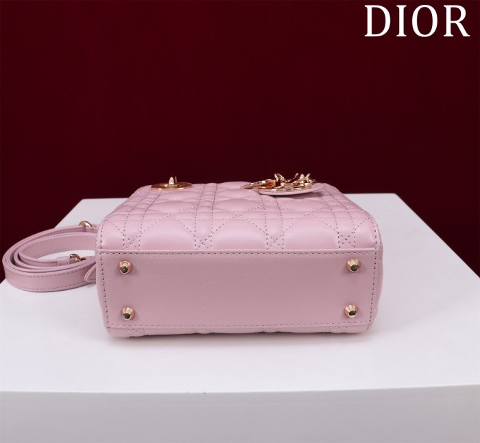 NIGO Dior Lady Women's Solid Color Metal Pendant Removable Chain Shoulder Strap Wicker Pattern Sheepskin Leather Single Shoulder Crossbody Handbag Bag Bags #nigo77461