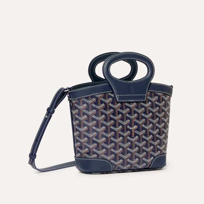 NIGO GOYARD Beluga Women's Y-shaped Floral Print Adjustable Detachable Shoulder Strap Canvas And Calfskin Shoulder Mini Bag Crossbody Handbag Bags #nigo77441