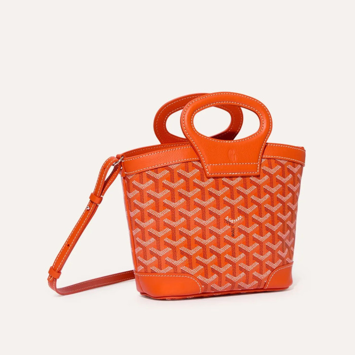 NIGO GOYARD Beluga Women's Y-shaped Floral Print Adjustable Detachable Shoulder Strap Canvas And Calfskin Shoulder Mini Bag Crossbody Handbag Bags #nigo77441
