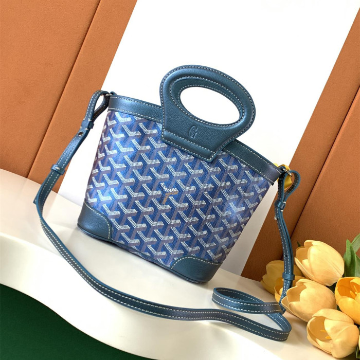 NIGO GOYARD Beluga Women's Y-shaped Floral Print Adjustable Detachable Shoulder Strap Canvas And Calfskin Shoulder Mini Bag Crossbody Handbag Bags #nigo77441