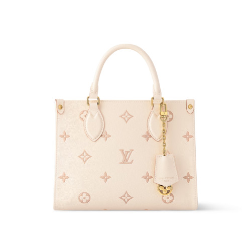 NIGO Louis Vuitton ONTHEGO Women's Letter Logo Printed Leather Tote Bag Shopper Tote Handbags Bags #nigo77454