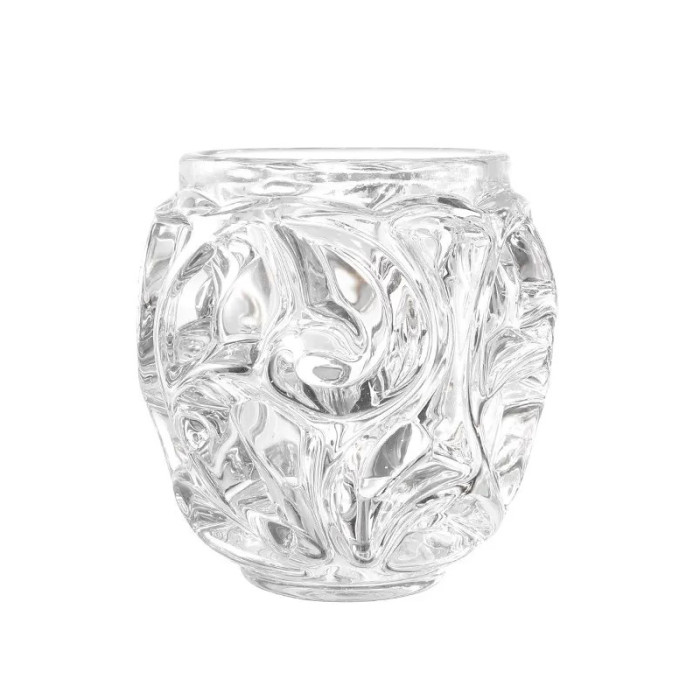 NIGO Lalique Fashion Solid Color Swirl Vase Amber Crystal Vase Home Decoration Accessories Ngvp #nigo1836