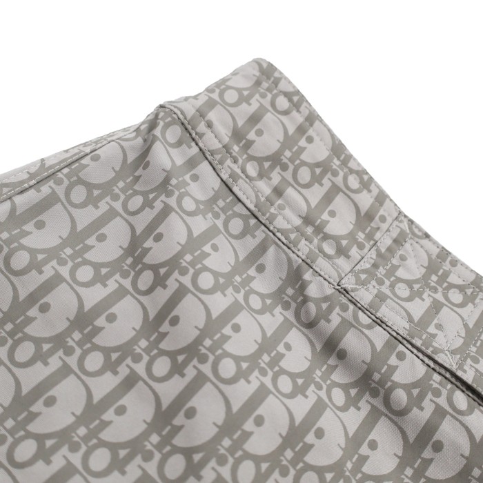 NIGO Dior Men's Summer Solid Colour Letter Print Lace Up Casual  Straight Swimming Shorts #nigo77469