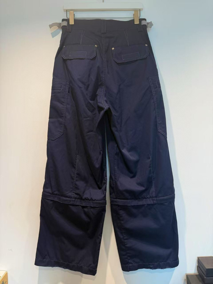 NIGO Balenciaga Men's Spring/Autumn Solid Colour Button Pocket Regular Fit Work Trousers Pants #nigo77443