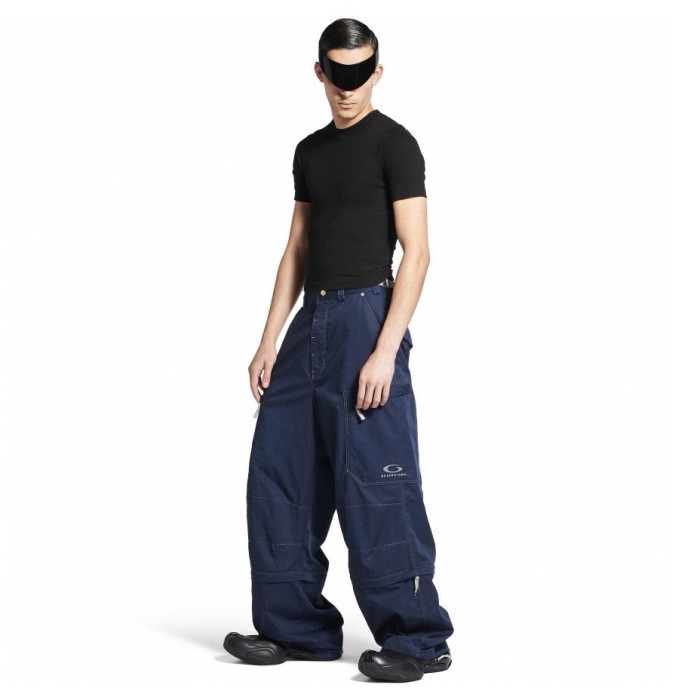 NIGO Balenciaga Men's Spring/Autumn Solid Colour Button Pocket Regular Fit Work Trousers Pants #nigo77443