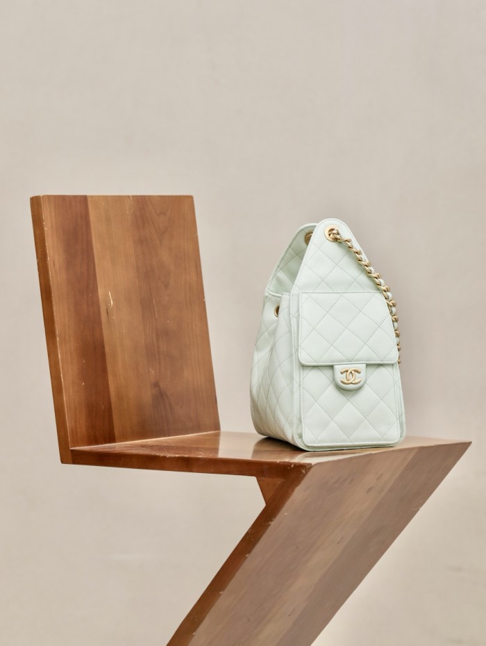 NIGO Chanel Women's Classic Double C Logo Solid Color Cowhide & Leather Tote Shoulder Bag Bags #nigo77512
