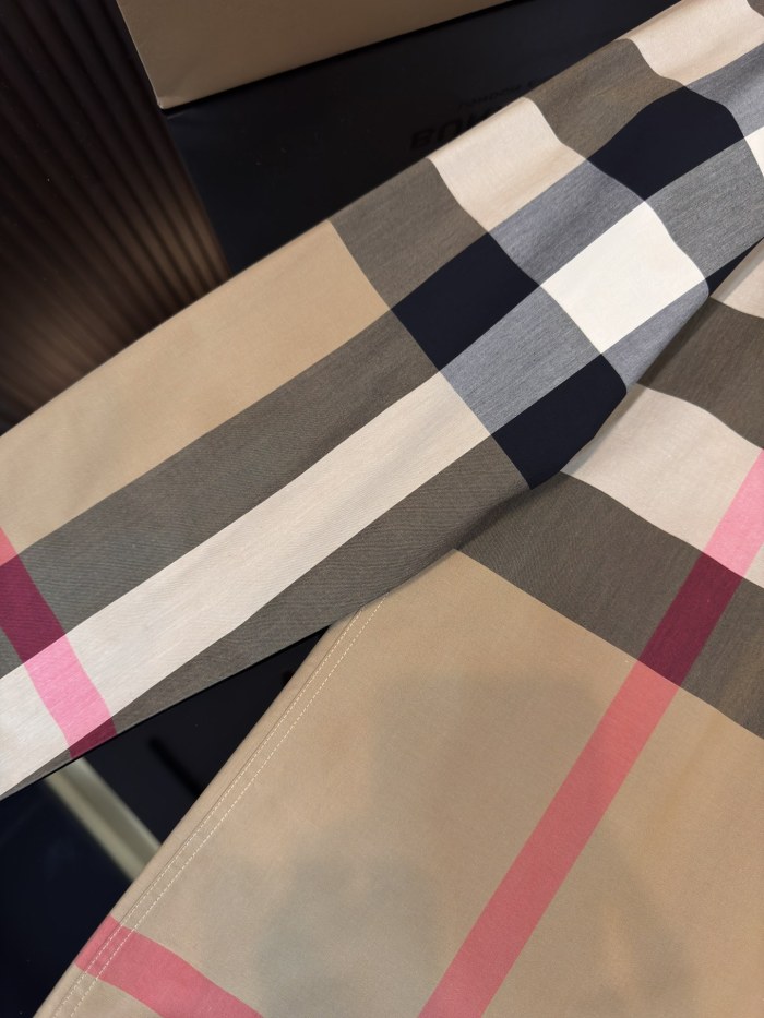 NIGO Burberry Men's Spring/Summer Checkered Print Single-Breasted Long-Sleeved Shirt #nigo77498