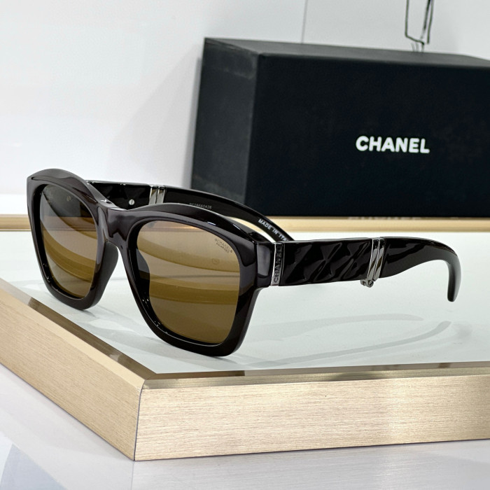 NIGO Chanel Women's Solid Color Nylon Fabric Square Sunglasses Eyewear Glasses #nigo77519