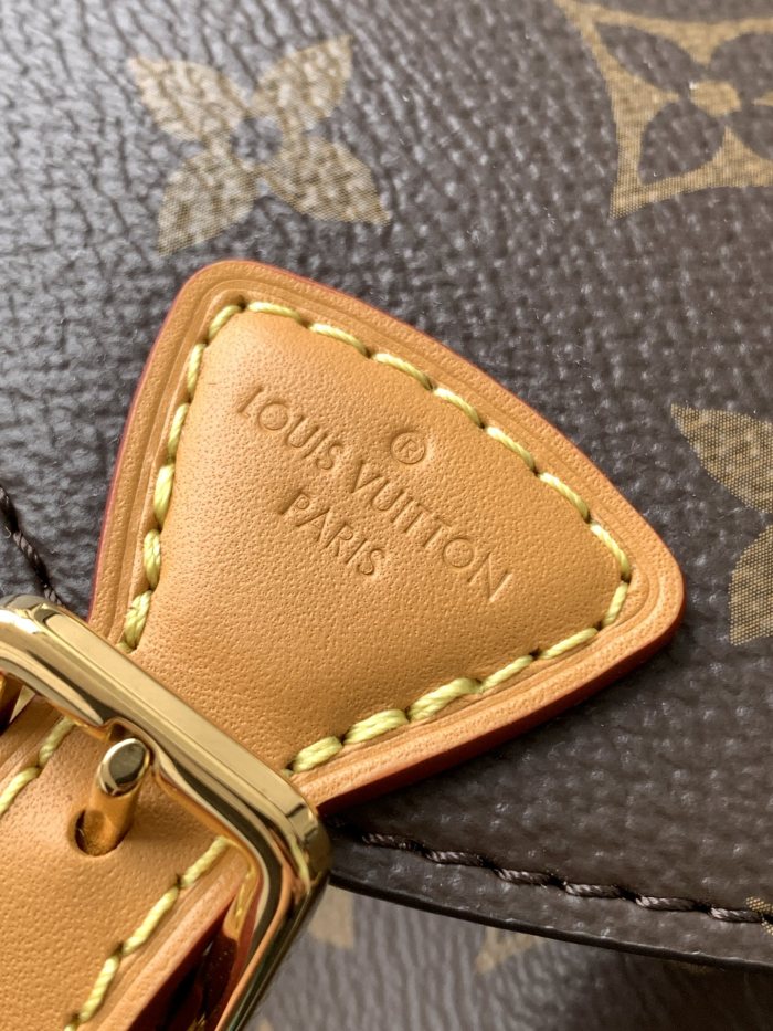 NIGO Louis Vuitton Montsouris Mini Women's Brown Letter Print Canvas and Leather Backpack Bag Bags #nigo77525