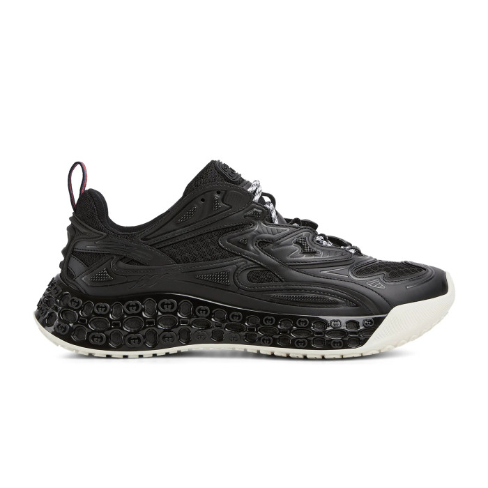 NIGO Gucci cub3d Men's And Women's Solid Color Round Toe Lace-up Mesh Fabric Thick Sole Sneakers Shoes #nigo77529