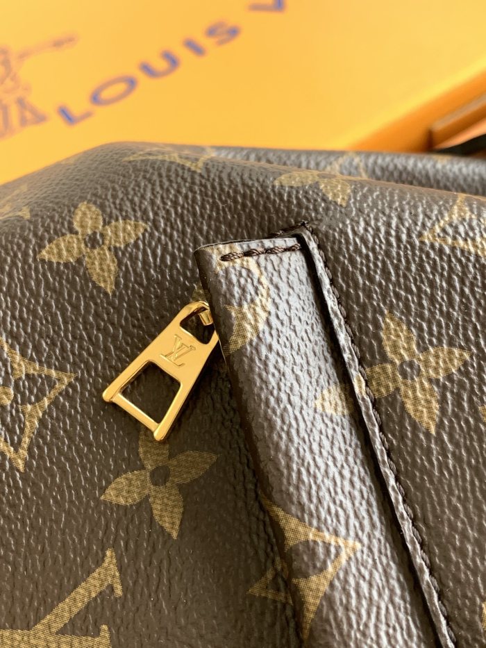 NIGO Louis Vuitton Montsouris Women's Brown Letter Print Canvas and Leather Backpack Bag Bags #nigo77524