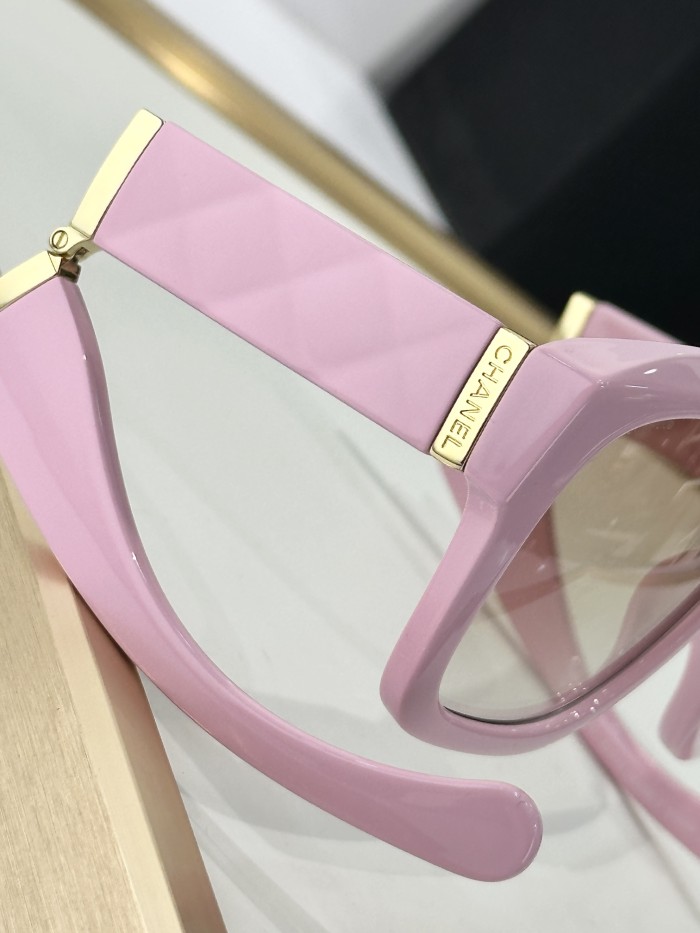 NIGO Chanel Women's Solid Color Nylon Fabric Square Sunglasses Eyewear Glasses #nigo77519