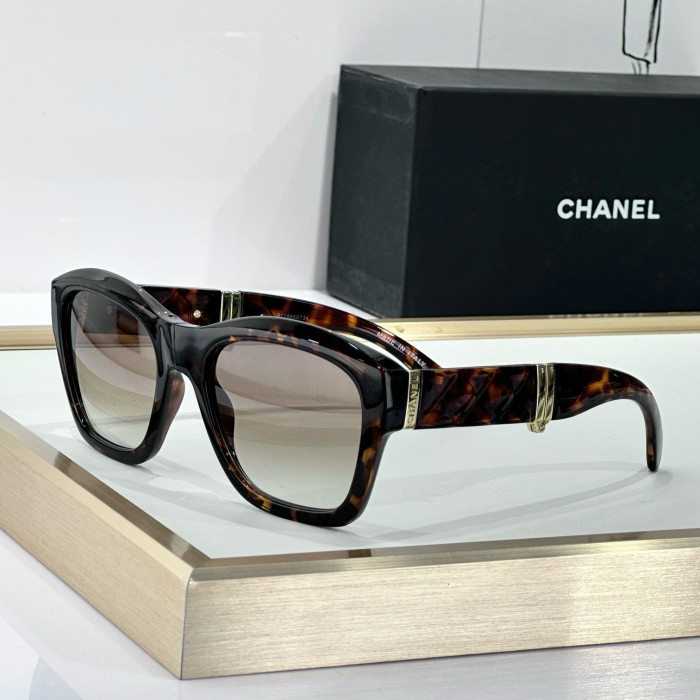 NIGO Chanel Women's Solid Color Nylon Fabric Square Sunglasses Eyewear Glasses #nigo77519