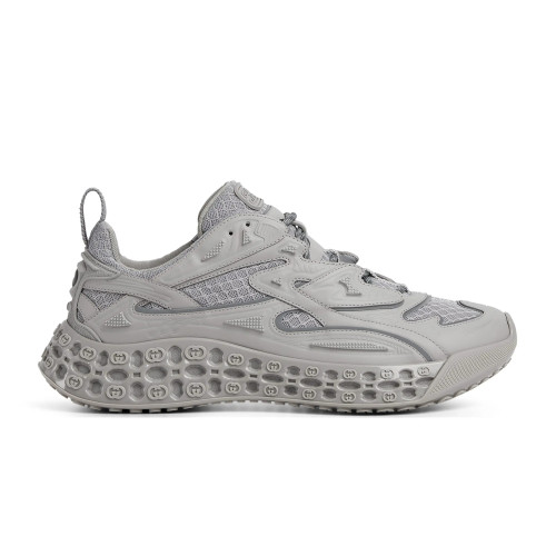 NIGO Gucci cub3d Men's And Women's Solid Color Round Toe Lace-up Mesh Fabric Thick Sole Sneakers Shoes #nigo77529