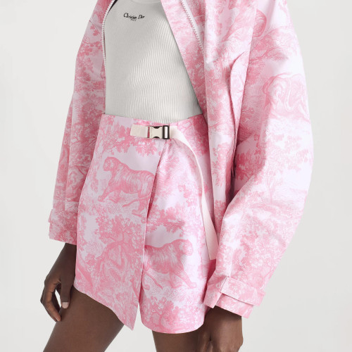 NIGO Dior Women's Summer Pink Animal Print High Waist Casual Skirt #nigo77548