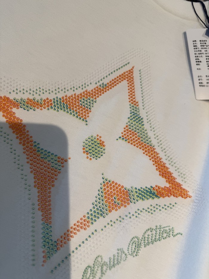 NIGO Louis Vuitton Men's Summer 3D Floral Print Round Neck Cotton Short Sleeve T-Shirt #nigo77564
