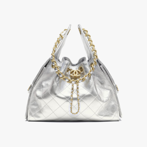NIGO Chanel Women's Classic Double C Logo Solid Color Cowhide & Leather Tote Shoulder Bag Bags #nigo77572