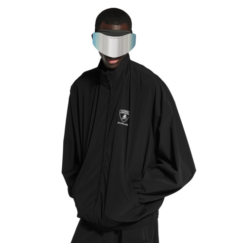 NIGO Balenciaga x Lamborghini Men's Spring/Autumn Solid Colour Car Logo Print Zipper Long Sleeve Sports Jacket #nigo77568