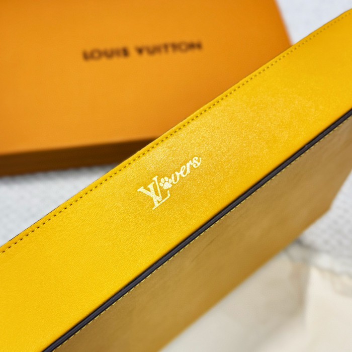 NIGO Louis Vuitton LV Vers Damier Colorful Checkered Alphabet Printed Leather Home Decoration Tabletop Tray Accessories #nigo77582