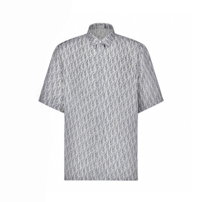 NIGO Dior Men's Spring And Summer Full Dblique Printing Logo Shirt Straight Shorts Casual Suit Set #nigo77619