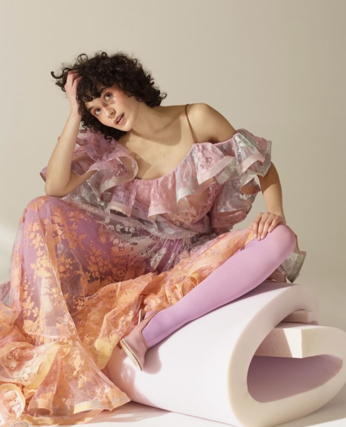 NIGO Zimmermann Dawning Lace Midi Dress Women's Spring Summer Fashion Elegant Long Dress Flowing Long Sexy Modern Lace Dresses  #nigo77618